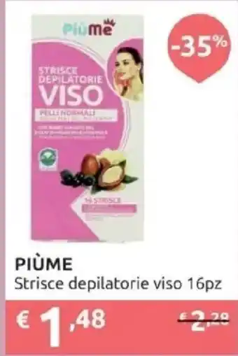 Piùme Strisce depilatorie viso