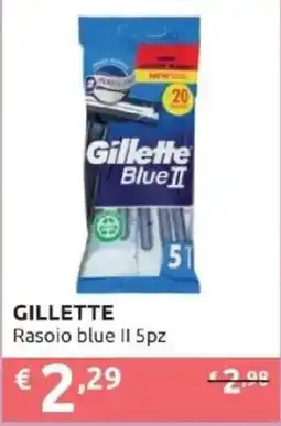 PiùMe Gillette Rasoio blue II offerta