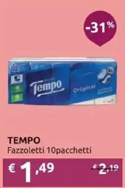 PiùMe Tempo Fazzoletti offerta