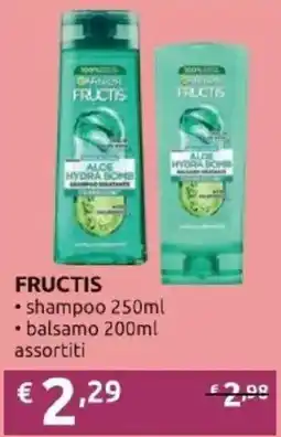 PiùMe Fructis shampoo e balsamo offerta