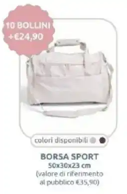 PiùMe Borsa sport offerta