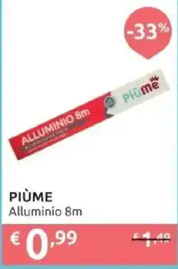 PiùMe Piùme Alluminio 8m offerta