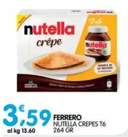 Le Delizie del Sud Nutella crepe offerta