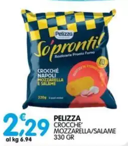Le Delizie del Sud Pelizza Crocchette Mozzarella/Salame offerta