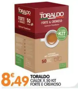 Le Delizie del Sud Toraldo cialde x 50 kit forte e cremoso offerta