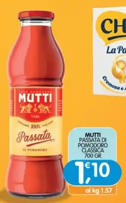 Le Delizie del Sud Mutti passata di pomodoro classica offerta
