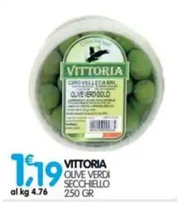 Le Delizie del Sud Vittoria olive verdi secchiello offerta