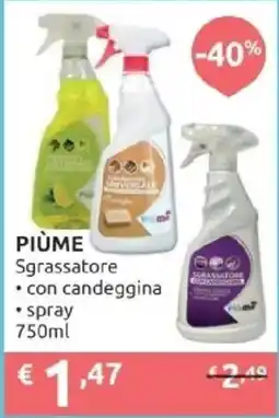 PiùMe Piùme sgrassatore offerta