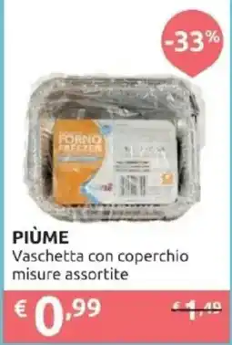 PiùMe Piùme vaschetta con coperchio offerta