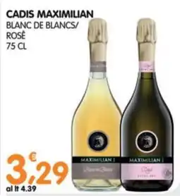 Le Delizie del Sud Cadis Maximilian Blanc de Blancs/ Rosé offerta