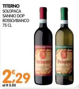 Le Delizie del Sud Titerno Solopaca Sannio DOP offerta