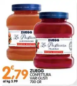 Le Delizie del Sud Zuegg confettura vari gusti offerta