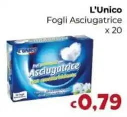 Le Bolle di Giù Giù L'Unico Fogli Asciugatrice offerta