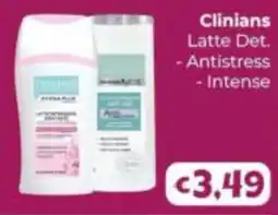 Le Bolle di Giù Giù Clinians Latte Det. Antistress Intense offerta