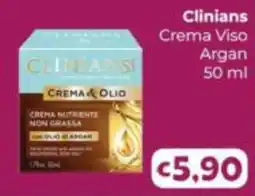 Le Bolle di Giù Giù Clinians Crema Viso Argan offerta