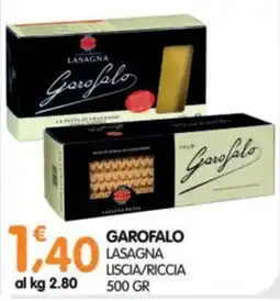 Le Delizie del Sud Garofalo lasagna liscia/riccia offerta