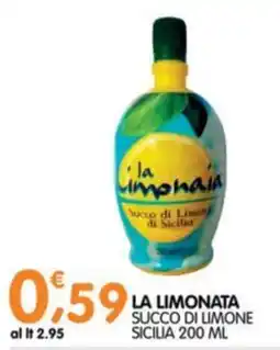 Le Delizie del Sud La Limonata Succo di Limone Sicilia offerta