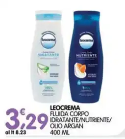 Le Delizie del Sud Leocrema fluida corpo idratante/nutriente/olio argan offerta