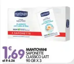 Le Delizie del Sud Mantovani Sapone Neutro Classico con Latte di Riso offerta