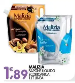Le Delizie del Sud Malizia sapone liquido ecoricarica 1 lt linea offerta