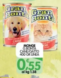 Le Delizie del Sud Monge G.Bonta Cane/Gatto offerta