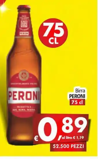 Alter Discount Peroni Birra 75 cl offerta