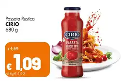 Supermercati Vinci Passata Rustica Cirio offerta