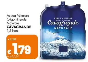 Acqua Minerale Oligominerale Naturale Cavagrande