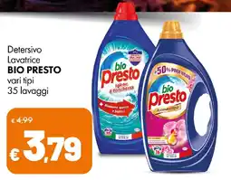 Supermercati Vinci Detersivo Lavatrice BIO PRESTO offerta