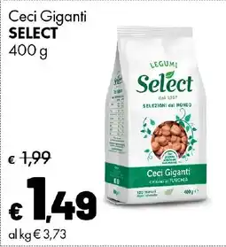 Supermercati Vinci Ceci Giganti Select offerta