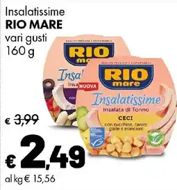 Supermercati Vinci Insalatissime Rio Mare offerta