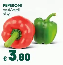 Supermercati Vinci Peperoni rossi/verdi offerta
