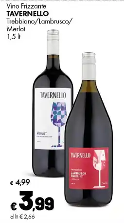 Supermercati Vinci Vino Frizzante Tavernello offerta