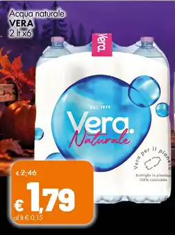 Supermercati Vinci Acqua naturale Vera offerta