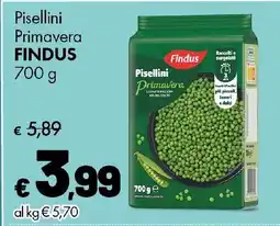 Supermercati Vinci Pisellini Primavera Findus offerta