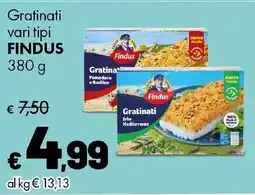 Supermercati Vinci Gratinati Findus offerta