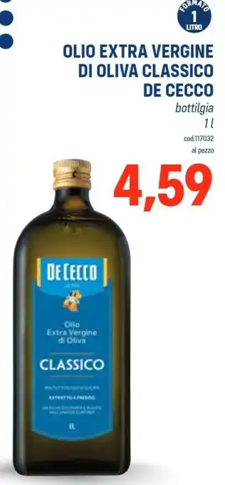 Olio extra vergine di oliva classico De Cecco
