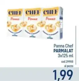 Talento Professional Store Panna Chef Parmalat offerta