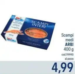 Talento Professional Store Scampi medi ARBI offerta