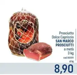 Talento Professional Store Prosciutto Dolce Capriccio San Marco Prosciutto offerta