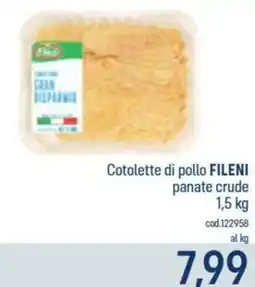 Talento Professional Store Cotolette di pollo FILENI offerta
