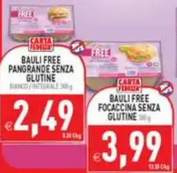 Iperfamily Bauli Free pangrande senza glutine offerta