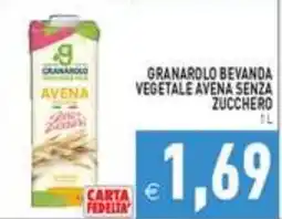 Iperfamily Granarolo bevanda vegetale avena senza zucchero offerta