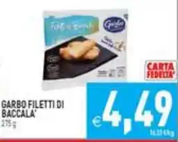 Iperfamily Garbo filetti di baccala' offerta