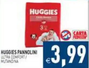 Huggies pannolini ultra comfort / mutandina