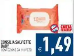 Iperfamily Consilia salviette baby offerta