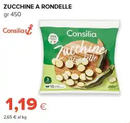 Tigre Amico Zucchine a rondelle Consilia offerta