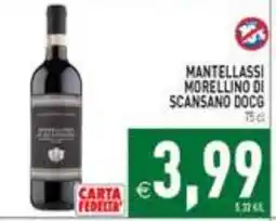 Iperfamily Mantellassi Morellino di Scansano DOCG offerta