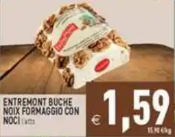 Iperfamily Entremont buche noix formaggio con noci offerta