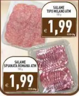 Iperfamily Salame tipo milano atm offerta